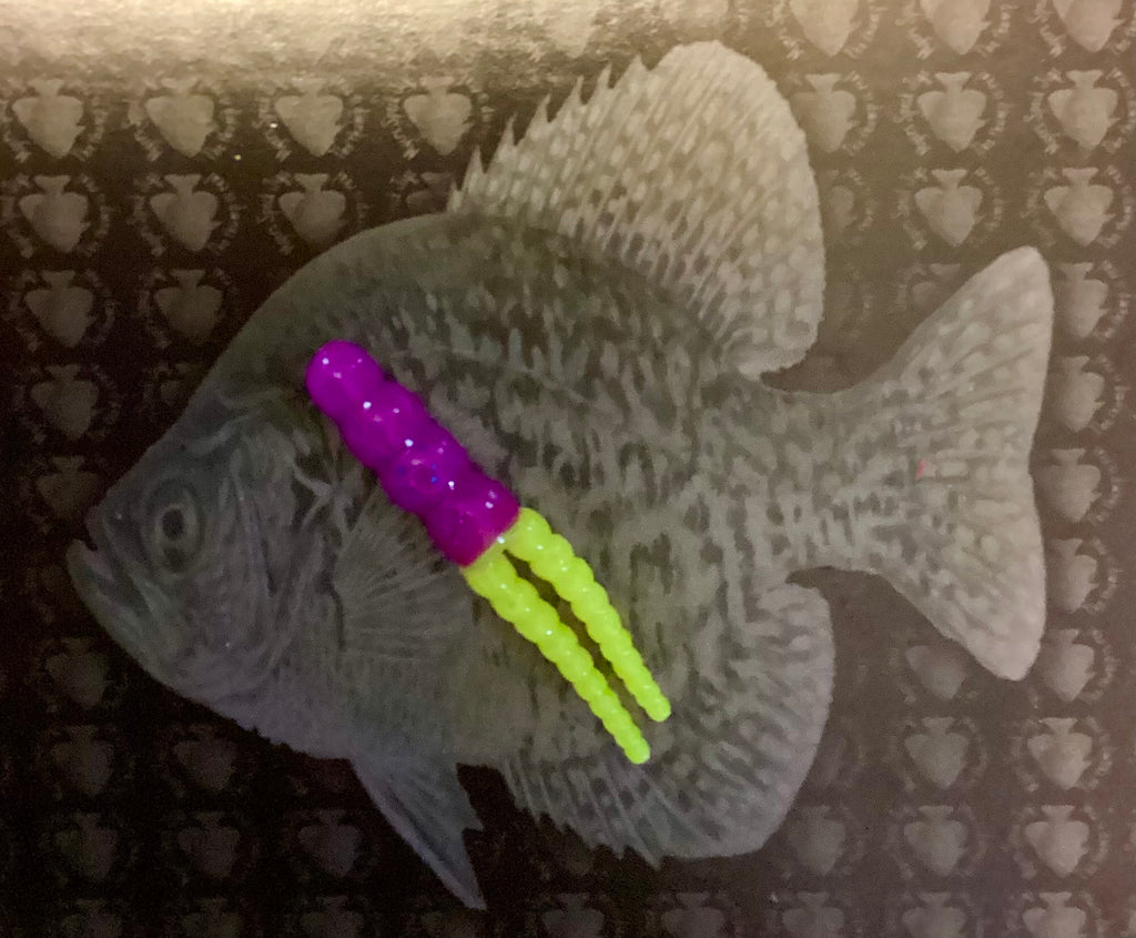 15 Pk 2in Rubber Crappie Bait
