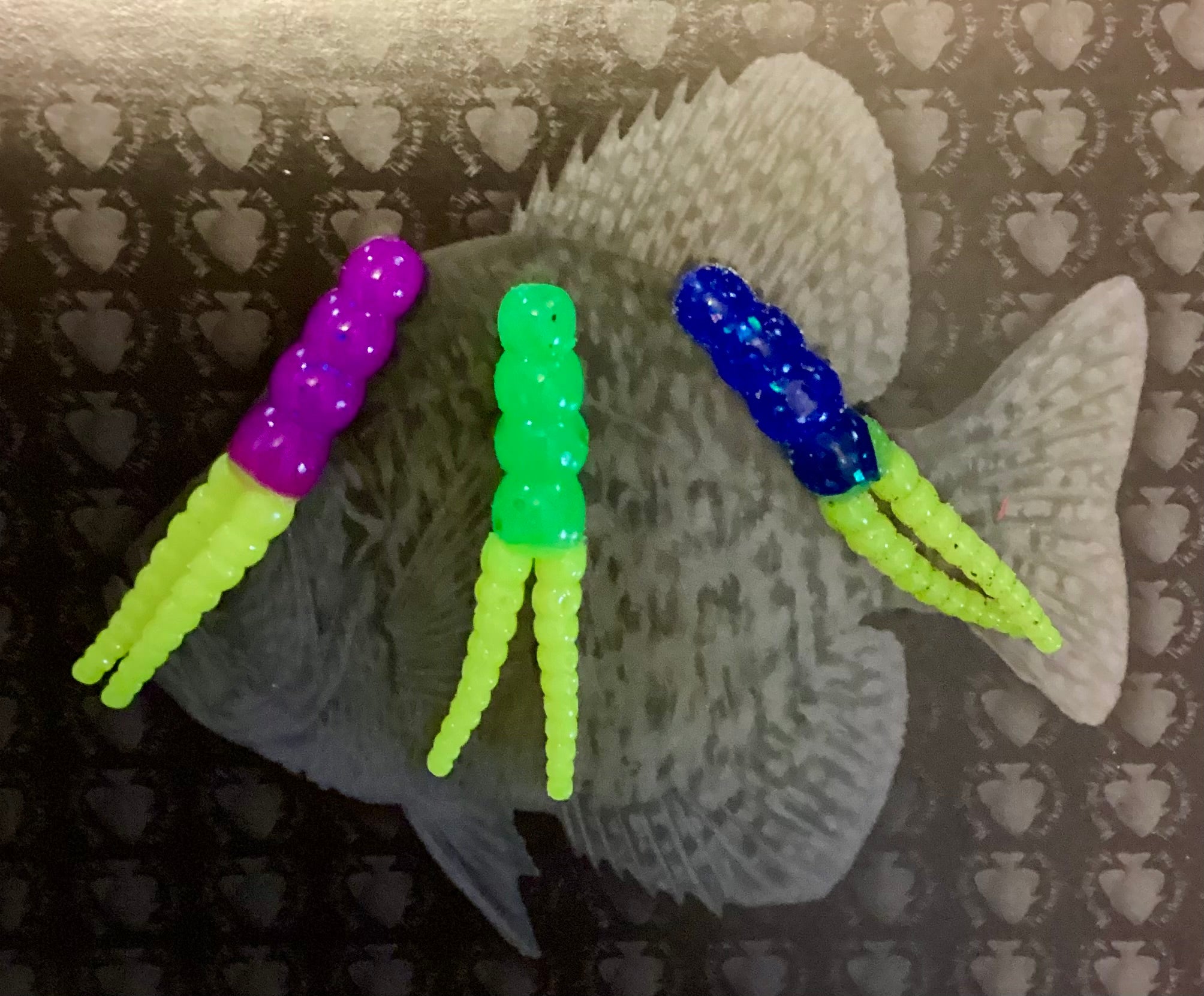 15 Pk 2in Rubber Crappie Bait